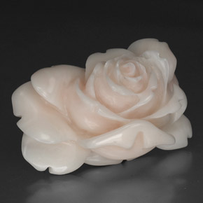 40.97캐럿 천연 연어 화이트 산호, 멋진 모양, 불투명체