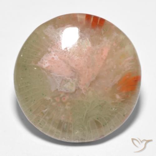 11.91ct 자연스러운 다색 산호, 둥근, 투명한