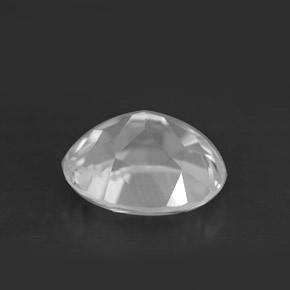 5.36캐럿 천연 화이트 댄버라이트, 타원형 컷, 12.3×9.8 mm, VVS-VS