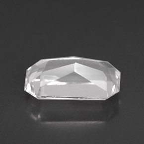 3.90캐럿 천연 화이트 댄버라이트, 에메랄드 컷, 12.3×7.5 mm, VVS-VS