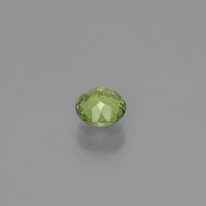 0.42캐럿 천연 그린 데만토이드 가넷, 라운드 컷, 4.60 mm, VS