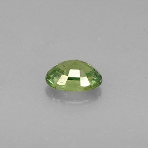 0.48캐럿 천연 그린 데만토이드 가넷, 타원형 컷, 5.3×3.9 mm, VS-SI
