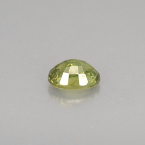 0.44캐럿 천연 그린 데만토이드 가넷, 타원형 컷, 5.1×3.9 mm, VS-SI
