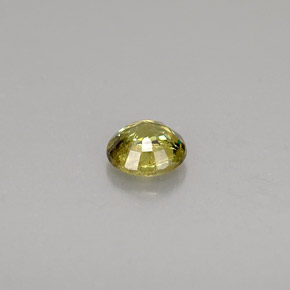0.28캐럿 천연 녹빛 골든 데만토이드 가넷, 라운드 컷, 3.91 mm, VS-SI