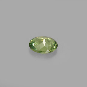 0.29캐럿 천연 그린 데만토이드 가넷, 타원형 컷, 4.8×4 mm, VVS-VS