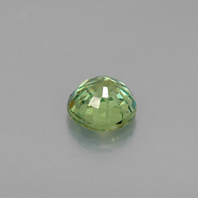 0.45캐럿 천연 골든 그린 데만토이드 가넷, 라운드 컷, 4.44 mm, VS-SI