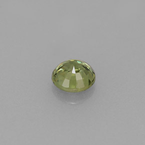 0.47캐럿 천연 그린 데만토이드 가넷, 라운드 컷, 4.46 mm, VS