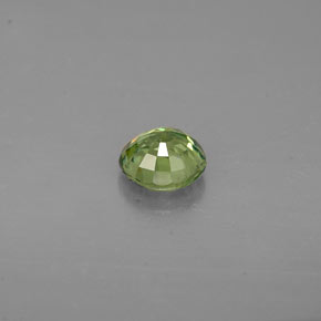 0.47캐럿 천연 골든 그린 데만토이드 가넷, 라운드 컷, 4.55 mm, VS