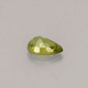 0.49캐럿 천연 골든 그린 데만토이드 가넷, 배 모양, 5.9×4 mm, VS