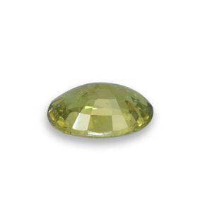 0.53캐럿 천연 라이트 포레스트 그린 데만토이드 가넷, 타원형 컷, 5.8×4.1 mm, VS