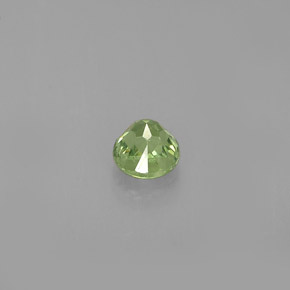 0.32캐럿 천연 골든 그린 데만토이드 가넷, 라운드 컷, 3.66 mm, VS