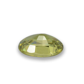 0.58캐럿 천연 따뜻한 포레스트 그린 데만토이드 가넷, 타원형 컷, 6×4.1 mm, VS