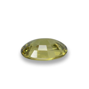 0.56캐럿 천연 따뜻한 녹색 데만토이드 가넷, 타원형 컷, 6×4.1 mm, VS