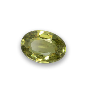 0.53캐럿 천연 따뜻한 포레스트 그린 데만토이드 가넷, 타원형 컷, 5.9×4.1 mm, VS