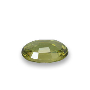 0.53캐럿 천연 따뜻한 포레스트 그린 데만토이드 가넷, 타원형 컷, 5.9×4.1 mm, VS