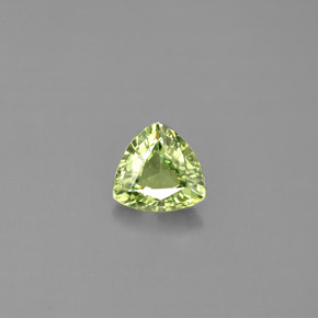 0.57캐럿 천연 그린 데만토이드 가넷, 트릴리언, 5.4×5.2 mm, VS