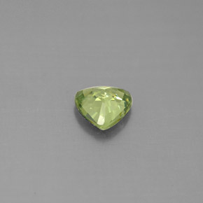 0.57캐럿 천연 그린 데만토이드 가넷, 트릴리언, 5.4×5.2 mm, VS