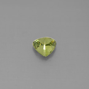 0.53캐럿 천연 그린 데만토이드 가넷, 트릴리언, 4.9×4.9 mm, VS