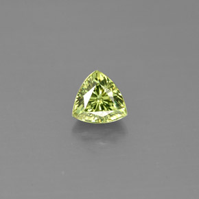 0.55캐럿 천연 그린 데만토이드 가넷, 트릴리언, 4.7×4.6 mm, VS