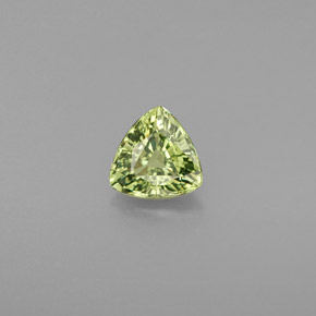 0.68캐럿 천연 그린 데만토이드 가넷, 트릴리언, 5.5×5.4 mm, VVS-VS