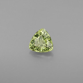 0.68캐럿 천연 그린 데만토이드 가넷, 트릴리언, 5.5×5.4 mm, VVS-VS