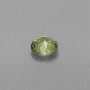 0.47캐럿 천연 그린 데만토이드 가넷, 라운드 컷, 4.69 mm, VVS-VS