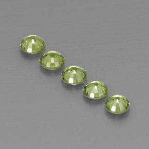 1.79캐럿 천연 Medium Green  데만토이드 가넷 보석, 라운드 컷, 4.27 mm, VVS-VS
