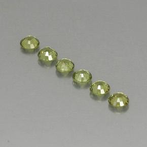 1.62캐럿 천연 미디엄 그린 데만토이드 가넷 보석, 라운드 컷, 3.79 mm, VVS-VS