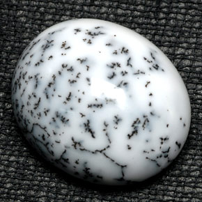 20.58캐럿 천연 멀티컬러 덴드리틱 아게이트, 타원형 컷, 20.6×17.4 mm, 불투명체