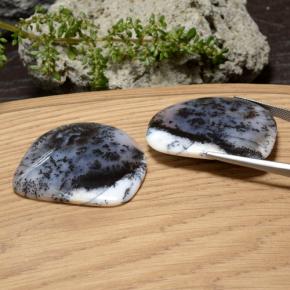 88.35캐럿 천연 멀티컬러 덴드리틱 아게이트 보석, 멋진 모양, 36.6×33.2 mm, 투명한