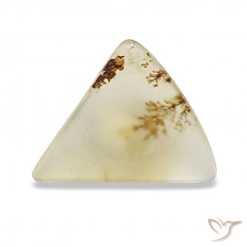 2.11캐럿 천연 다색 수지상 마노, 일조, 투명한