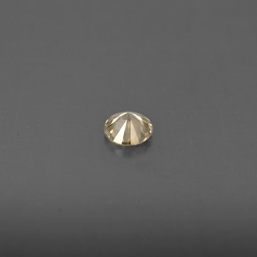 0.14캐럿 천연 샴페인 다이아몬드, 라운드 컷, 3.44 mm, VS