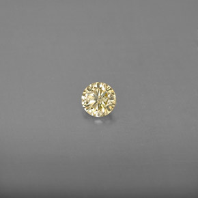 0.18캐럿 천연 샴페인 다이아몬드, 라운드 컷, 3.56 mm, VS