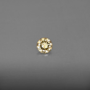 0.17캐럿 천연 샴페인 다이아몬드, 라운드 컷, 3.48 mm, VS