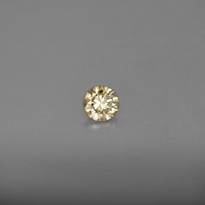 0.17캐럿 천연 샴페인 다이아몬드, 라운드 컷, 3.48 mm, VS