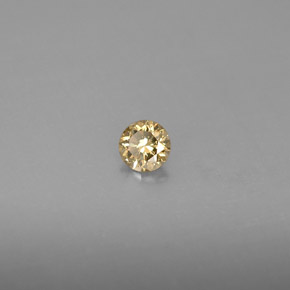 0.20캐럿 천연 샴페인 다이아몬드, 라운드 컷, 3.65 mm, VS