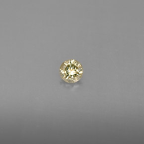 0.16캐럿 천연 샴페인 다이아몬드, 라운드 컷, 3.38 mm, VS