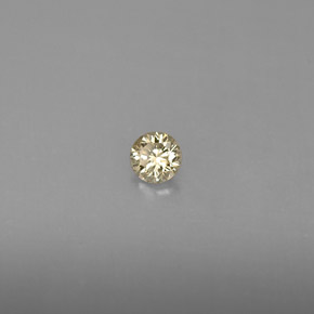 0.16캐럿 천연 샴페인 다이아몬드, 라운드 컷, 3.38 mm, VS