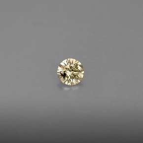 0.21캐럿 천연 샴페인 다이아몬드, 라운드 컷, 3.79 mm, VS
