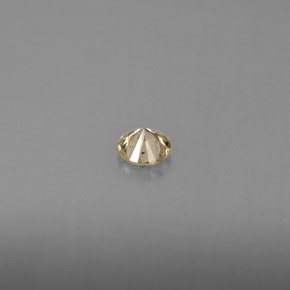 0.21캐럿 천연 샴페인 다이아몬드, 라운드 컷, 3.79 mm, VS