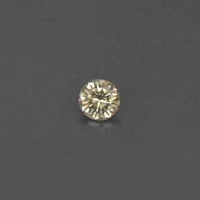 0.17캐럿 천연 샴페인 다이아몬드, 라운드 컷, 3.65 mm, VS