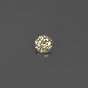0.17캐럿 천연 샴페인 다이아몬드, 라운드 컷, 3.65 mm, VS