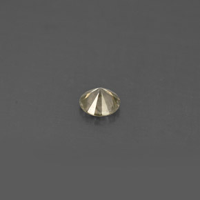 0.17캐럿 천연 샴페인 다이아몬드, 라운드 컷, 3.65 mm, VS