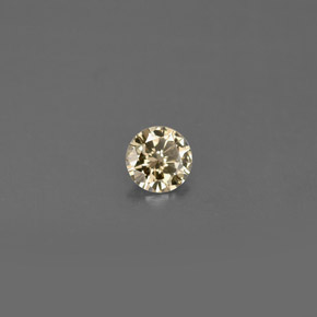 0.16캐럿 천연 브라운 다이아몬드, 라운드 컷, 3.73 mm, VS