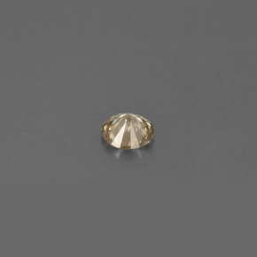 0.16캐럿 천연 브라운 다이아몬드, 라운드 컷, 3.73 mm, VS