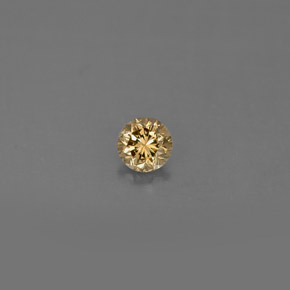 0.17캐럿 천연 샴페인 다이아몬드, 라운드 컷, 3.40 mm, VS