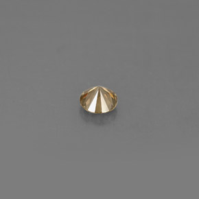 0.17캐럿 천연 샴페인 다이아몬드, 라운드 컷, 3.40 mm, VS
