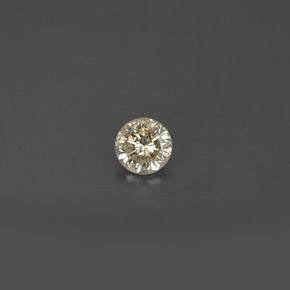 0.16캐럿 천연 샴페인 다이아몬드, 라운드 컷, 3.50 mm, VS