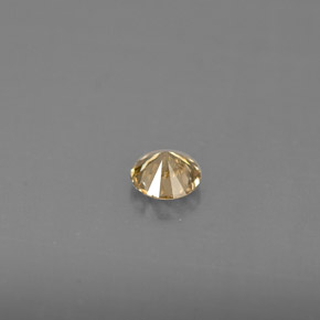 0.22캐럿 천연 샴페인 다이아몬드, 라운드 컷, 3.81 mm, VS