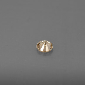 0.14캐럿 천연 샴페인 다이아몬드, 라운드 컷, 3.41 mm, VS